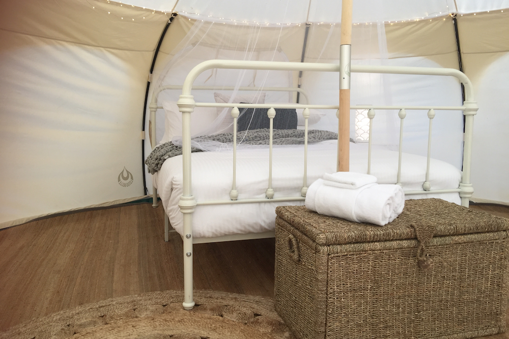 Harmony Belle Tent - Queen Bed with Netting - Daylesford Holiday Park